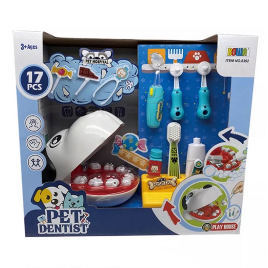 خرید اینترنتی اسباب بازی ست دندانپزشکی سگ 17 تکه بوا Bowa | فروشگاه اینترنتی سیسمونی و اسباب بازی بیبی پرو