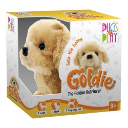 عروسک کودک سگ طلایی Pugs At Play مدل Goldie