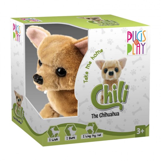 خرید اینترنتی عروسک کودک سگ کرم رنگ Pugs At Play مدل Chili | فروشگاه اینترنتی سیسمونی و اسباب بازی بیبی پرو