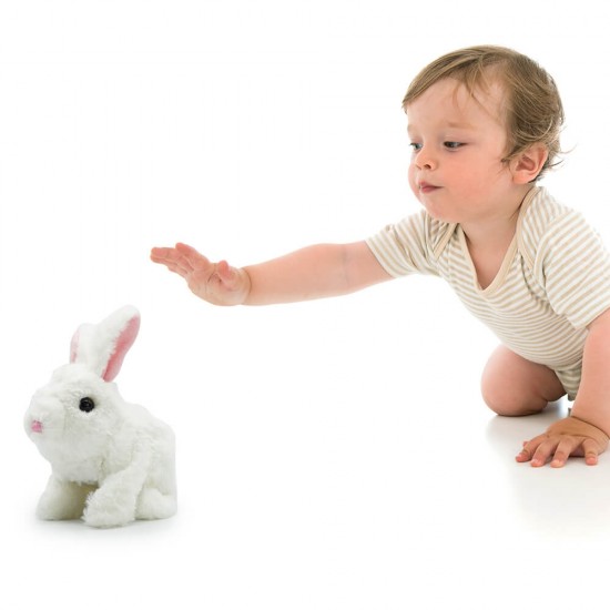 خرید اینترنتی عروسک کودک خرگوش سفید Pugs At Play مدل Hopper | فروشگاه اینترنتی سیسمونی و اسباب بازی بیبی پرو