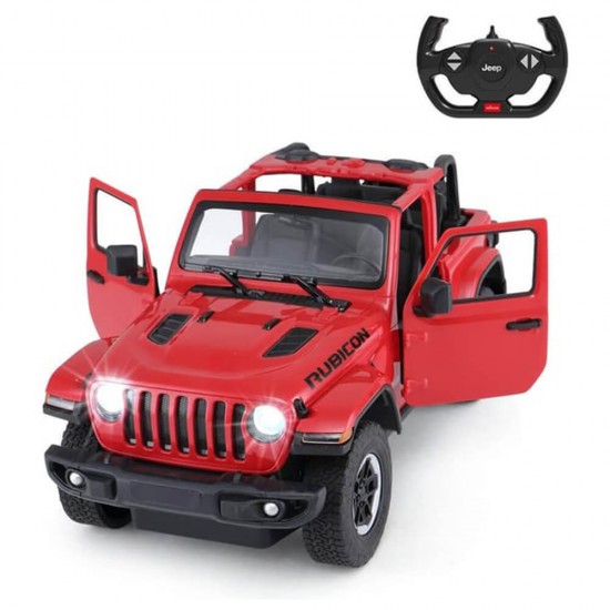 خرید اینترنتی ماشین بازی کنترلی جیپ با مقیاس 1:14 راستار مدل JEEP Wrangler JL Rastar | فروشگاه اینترنتی سیسمونی و اسباب بازی بیبی پرو