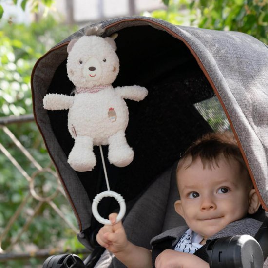 خرید اینترنتی عروسک نخ کش موزیکال بیبی فن طرح خرس  Babyfehn