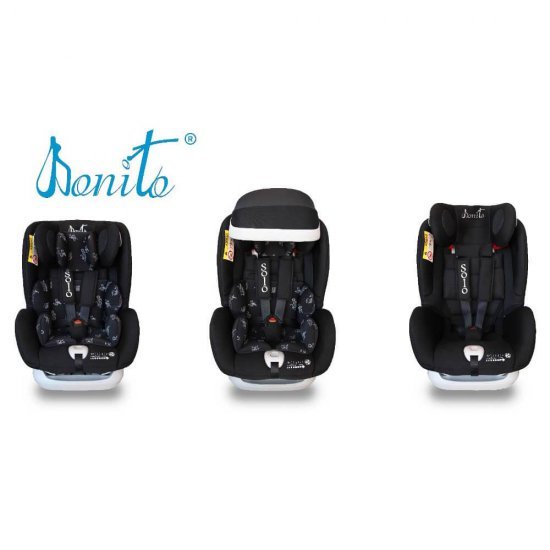 خرید اینترنتی صندلی ماشین کودک بنیتو Bonito مدل Solo Black