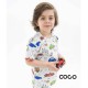 خرید اینترنتی ست لباس راحتی کودک آستین کوتاه کبریتی کُ کُ Coco طرح ترافیک | فروشگاه اینترنتی سیسمونی و اسباب بازی بیبی پرو