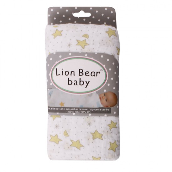 خرید اینترنتی دور پیچ و خشک کن نوزاد تک عددی طرح ستاره Lion Bear | فروشگاه اینترنتی سیسمونی و اسباب بازی بیبی پرو