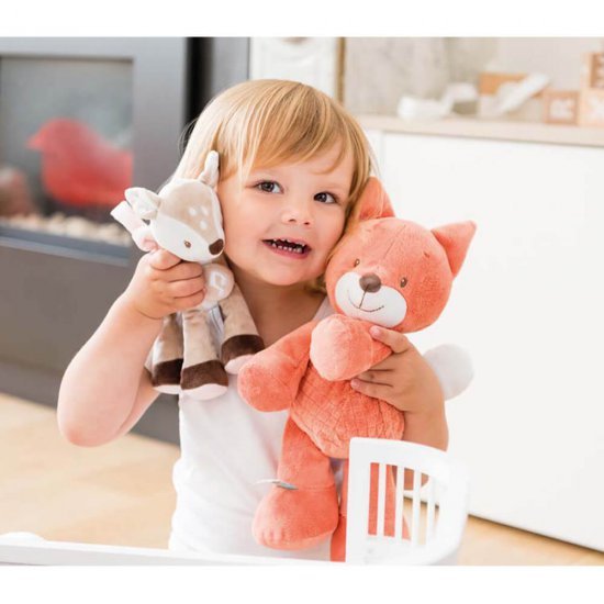خرید اینترنتی عروسک پولیشی ناتو Nattou مدل روباه نارنجی Fanny And Oscar