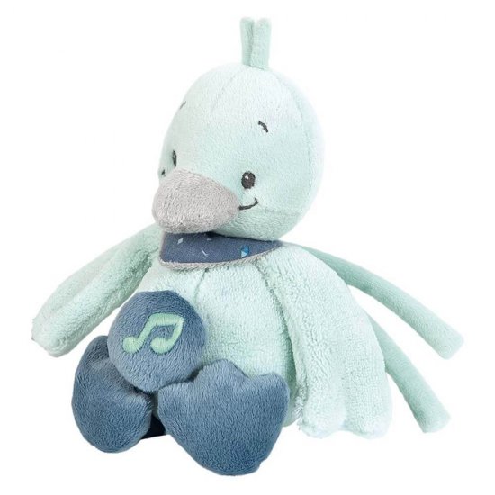 خرید اینترنتی عروسک موزیکال کوچک اردک آبی ناتو Nattou