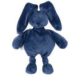 عروسک پولیشی کودک ناتو Nattou مدل خرگوش سرمه ای تیره Lapidou