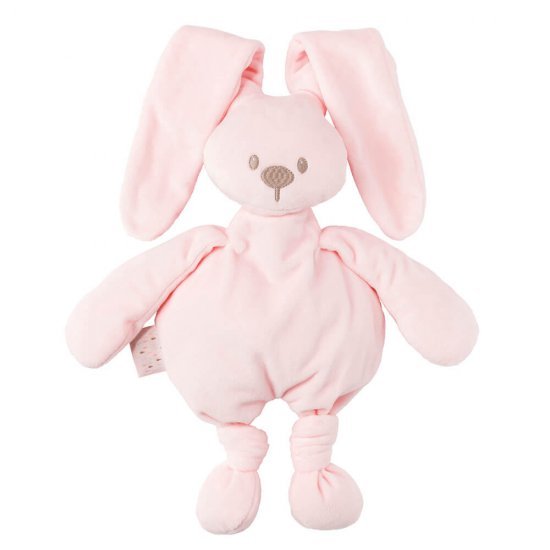 خرید اینترنتی عروسک پولیشی کودک ناتو Nattou مدل خرگوش صورتی Lapidou