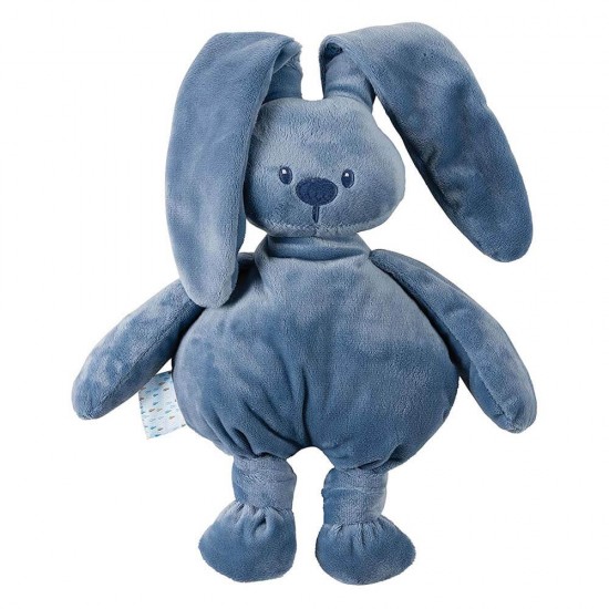 خرید اینترنتی عروسک پولیشی ناتو Nattou مدل خرگوش سورمه ای روشن Lapidou | فروشگاه اینترنتی سیسمونی و اسباب بازی بیبی پرو