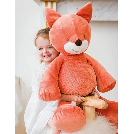 خرید اینترنتی عروسک پولیشی سایز بزرگ ناتو Nattou مدل روباه Fanny And Oscar | فروشگاه اینترنتی سیسمونی و اسباب بازی بیبی پرو