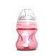 خرید اینترنتی شیشه شیر ضد نفخ 150 میل رنگ صورتی کم رنگ نوویتا Nuvita