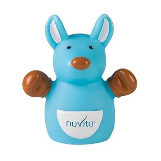 خرید اینترنتی چراغ خواب 8 سانتی طرح خرگوش رنگ آبی نوویتا Nuvita