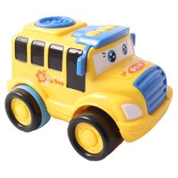 اتوبوس کوچک اسباب بازی قدرتی رنگ زرد