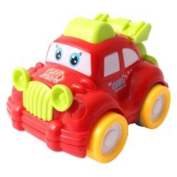 ماشین کوچک اسباب بازی قدرتی رنگ قرمز