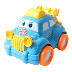 ماشین کوچک اسباب بازی قدرتی رنگ آبی