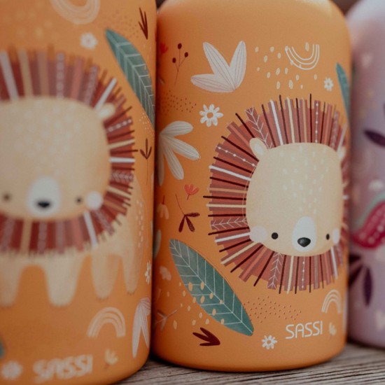 خرید اینترنتی قمقمه دوجداره 350 میلی لیتری طرح شیر ساسی Sassi | فروشگاه اینترنتی سیسمونی و اسباب بازی بیبی پرو