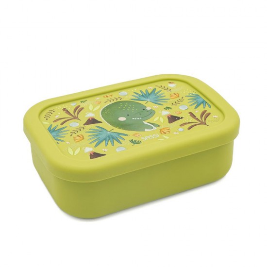 فروشگاه اینترنتی سیسمونی و اسباب بازی بیبی پرو-لانچ باکس سیلیکونی طرح دایناسور ساسی Sassi خرید اینترنتی لانچ باکس سیلیکونی طرح دایناسور ساسی Sassi | فروشگاه اینترنتی سیسمونی و اسباب بازی بیبی پرو