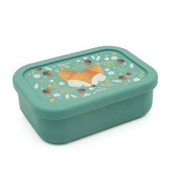 لانچ باکس سیلیکونی طرح روباه ساسی Sassi