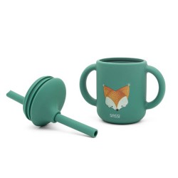 لیوان نی دار طرح روباه ساسی Sassi