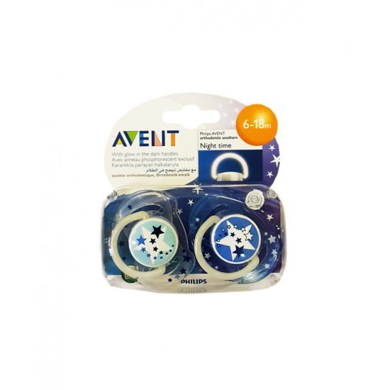 پستانک دو عددی 18-6 ماه طرح ستاره فیلیپس اونت Philips Avent پستانک دو عددی 18-6 ماه طرح ستاره فیلیپس اونت Philips Avent