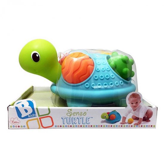 خرید اینترنتی اسباب بازی پوپت لاک پشت با توپ کودک Blue-Box