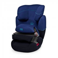 صندلی ماشین بدون ایزوفیکس مدل آئورا رنگ آبی سایبکس Cybex