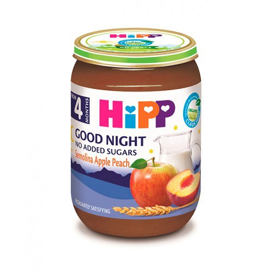 خرید اینترنتی فرنی شیر سمولینا با سیب و هلو مخصوص شب هیپ Hipp
