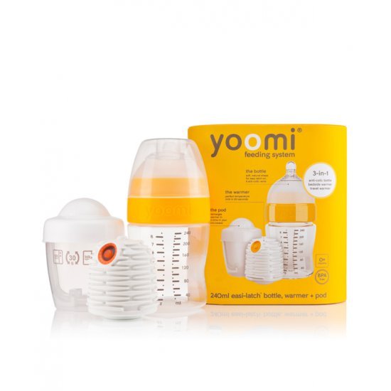 خرید اینترنتی ست نوزادی شیشه شیر مدل Y18B1W1P با حجم 240 میل یومی Yoomi