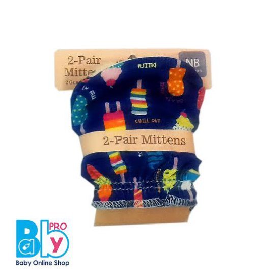خرید اینترنتی دستکش نوزادی دو عددی طرح بستنی Mittens