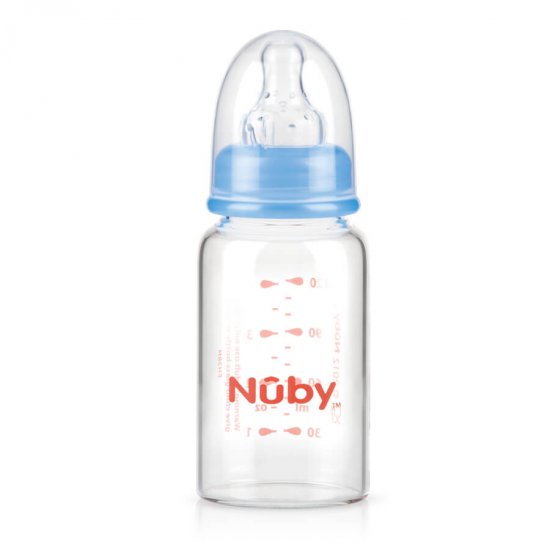 خرید اینترنتی شیشه شیر پیرکس 120 میل نوبی Nuby