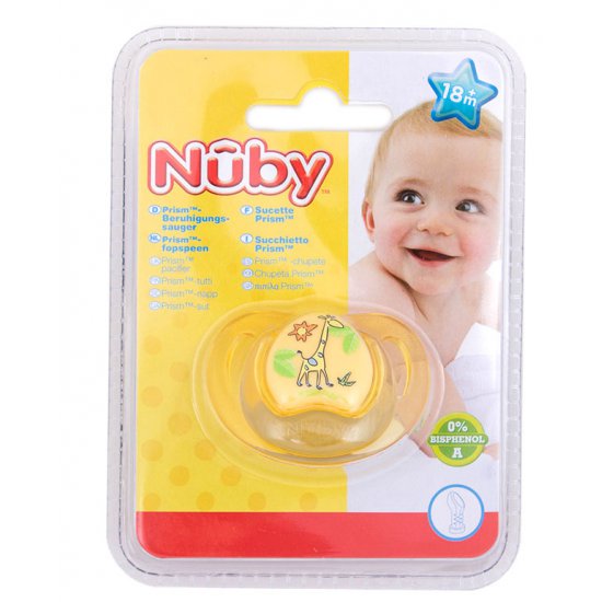پستانک 18 ماه به بالای طرح دار کودک نوبی Nuby پستانک 18 ماه به بالای طرح دار کودک نوبی Nuby