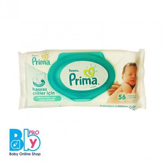 دستمال مرطوب ضدحساسیت درب دار Prima دستمال مرطوب ضدحساسیت درب دار Prima