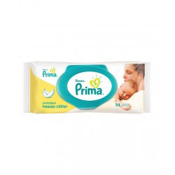 دستمال مرطوب 54 عددی ضد حساسیت درب دار پریما Prima