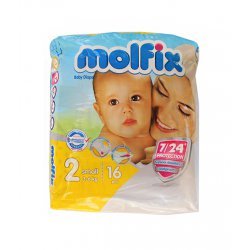 پوشک نوزادی سایز 2 (16 عددی)  Molfix