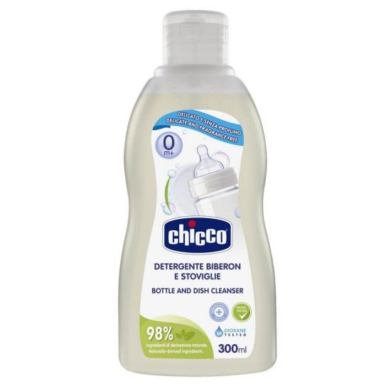 خرید اینترنتی مایع استریل کننده شیشه شیر و ظروف نوزاد 300 میل چیکو Chicco