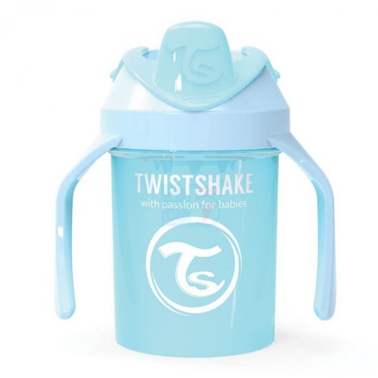 خرید اینترنتی لیوان آبمیوه خوری 230  میل پاستل آبی  تویست شیک  Twistshake