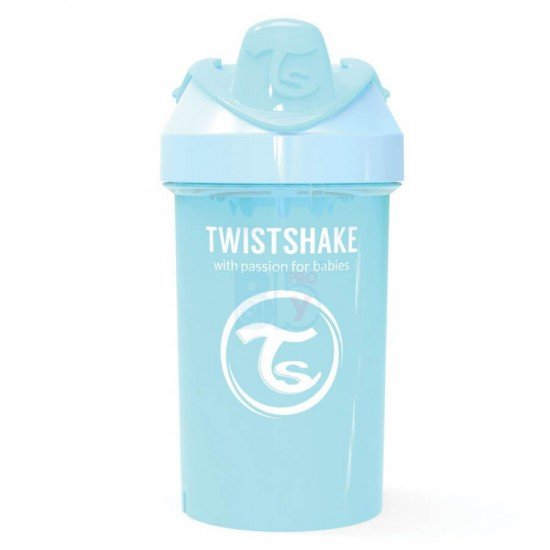 خرید اینترنتی لیوان آبمیوه خوری 300  میل پاستل آبی  تویست شیک  Twistshake