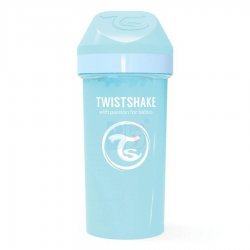 لیوان آبمیوه خوری 360  میل آبی پاستل  تویست شیک  Twistshake 