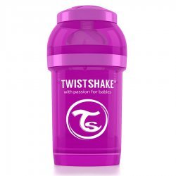 شیشه شیر ضد نفخ  180 میل بنفش  تویست شیک  Twistshake 