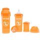خرید اینترنتی شیشه شیر ضد نفخ  260 میل نارنجی تویست  شیک  Twistshake
