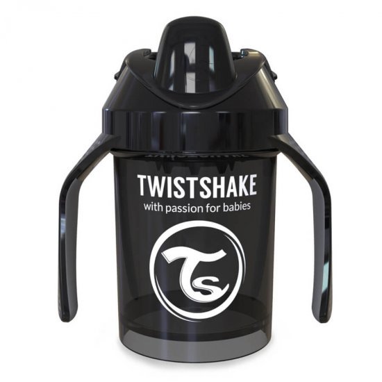 خرید اینترنتی لیوان آبمیوه خوری 230  میل مشکی  تویست شیک  Twistshake