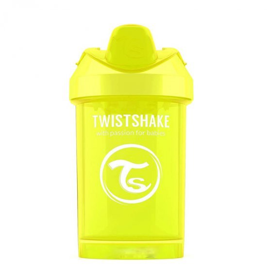 خرید اینترنتی لیوان آبمیوه خوری 300  میل زرد  تویست شیک  Twistshake