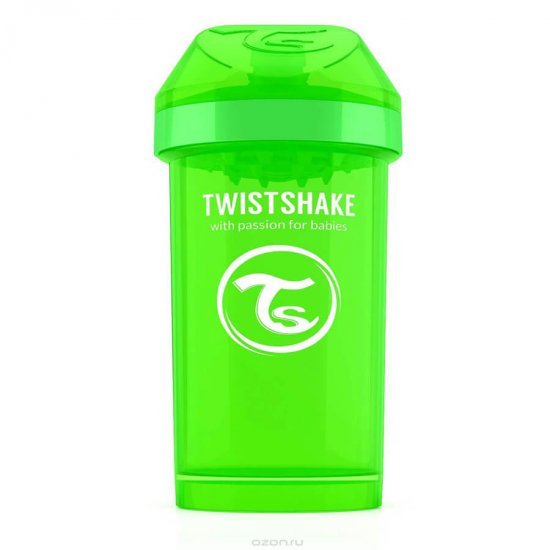 خرید اینترنتی لیوان آبمیوه خوری 360  میل سبز  تویست شیک  Twistshake