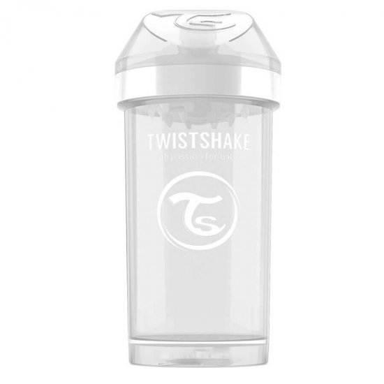 خرید اینترنتی لیوان آبمیوه خوری 360  میل سفید تویست شیک  Twistshake
