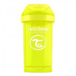 لیوان آبمیوه خوری 360  میل زرد تویست شیک  Twistshake 