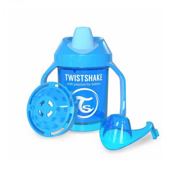 خرید اینترنتی لیوان آبمیوه خوری 230  میل آبی  تویست شیک  Twistshake
