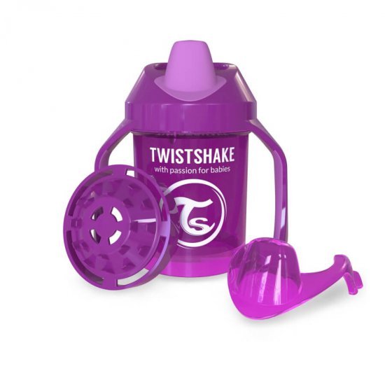 خرید اینترنتی لیوان آبمیوه خوری 230  میل بنفش  تویست شیک  Twistshake