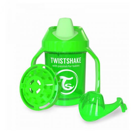 خرید اینترنتی لیوان آبمیوه خوری 230  میل سبز  تویست شیک  Twistshake