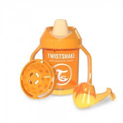 لیوان آبمیوه خوری 230  میل نارنجی  تویست شیک  Twistshake 